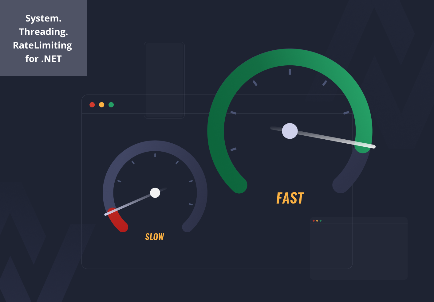 System.Threading.RateLimiting for .NET: easy using of the vast capabilities.
