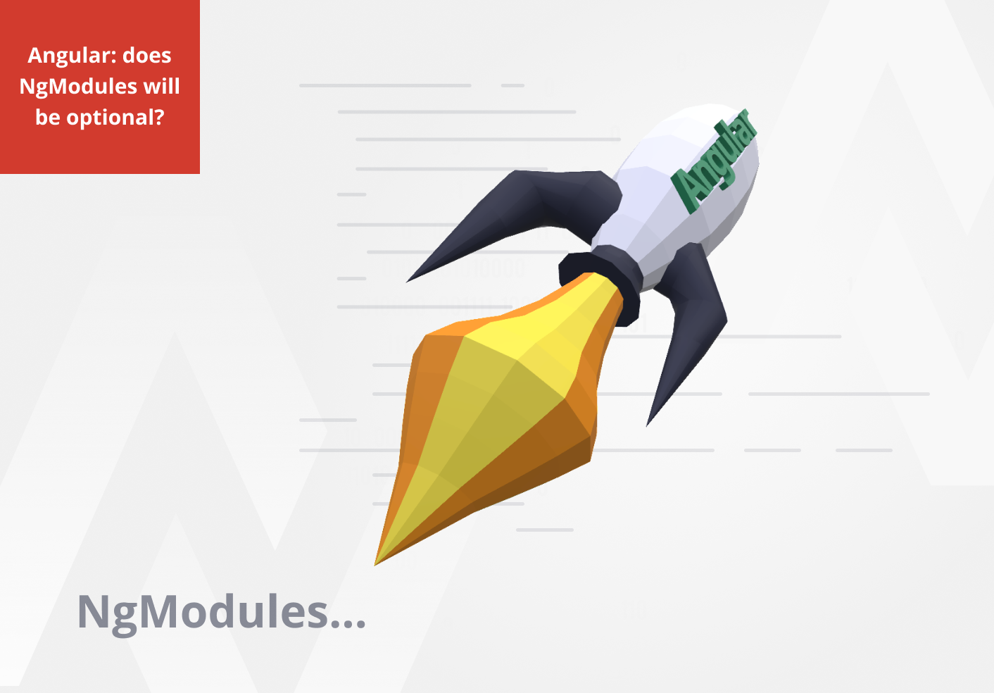 Angular: does NgModules will be optional?